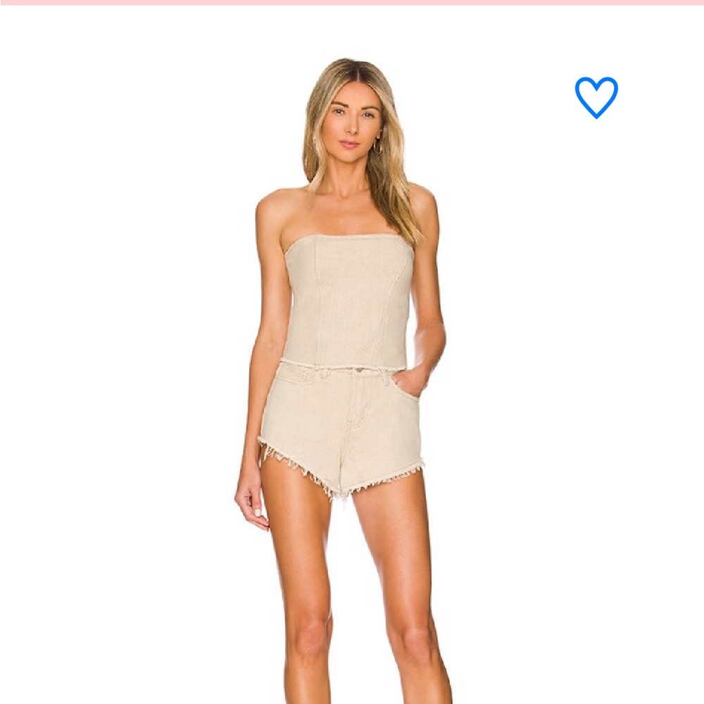 Superdown Revolve Domonique Strapless Denim Top I… - image 4